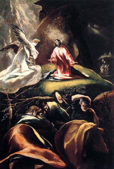 El Greco The Agony in the Garden oil painting picture